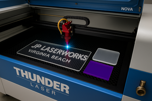 JP Laserworks Why Acrylic Is One of Our Favorite Materials to Cut and Engrave