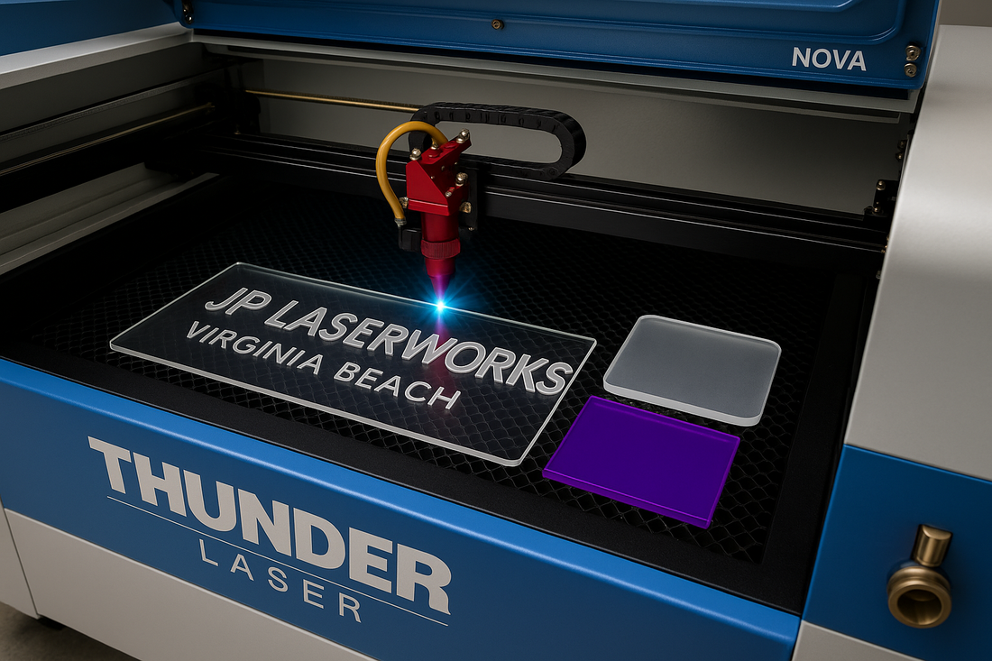 JP Laserworks Why Acrylic Is One of Our Favorite Materials to Cut and Engrave