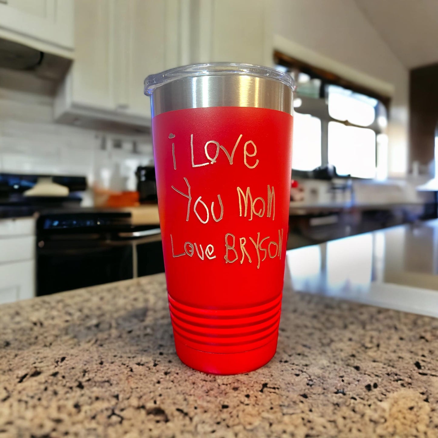 Custom Handwritten Message Tumbler