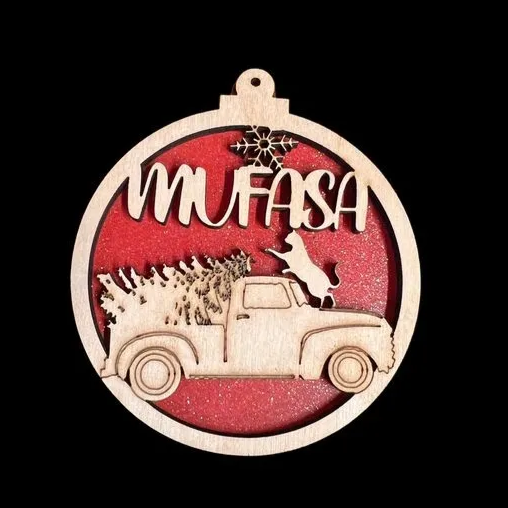 Custom Cat Tree Truck Ornament